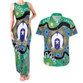 Torres Strait Islander Heal Country Personalised Couples Matching Tank Maxi Dress and Hawaiian Shirt