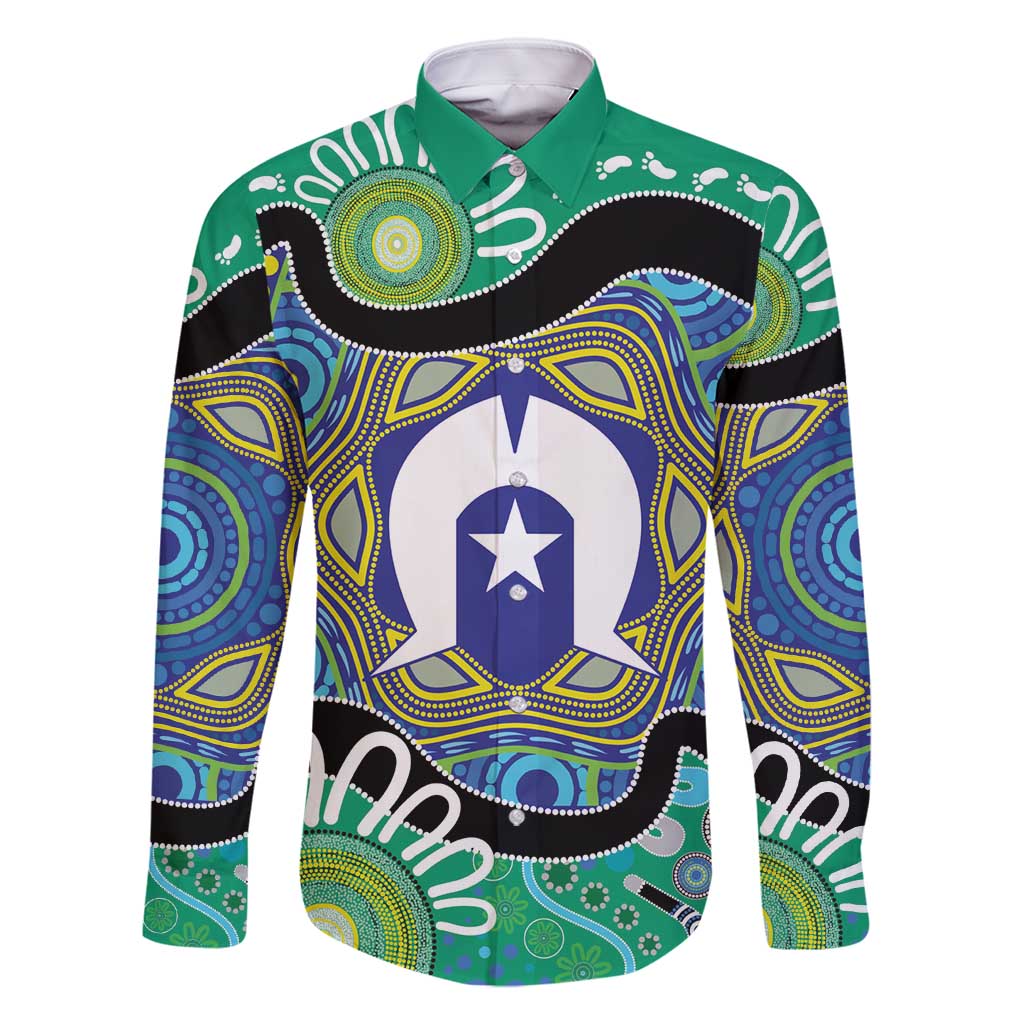 Torres Strait Islander Heal Country Personalised Family Matching Long Sleeve Bodycon Dress and Hawaiian Shirt