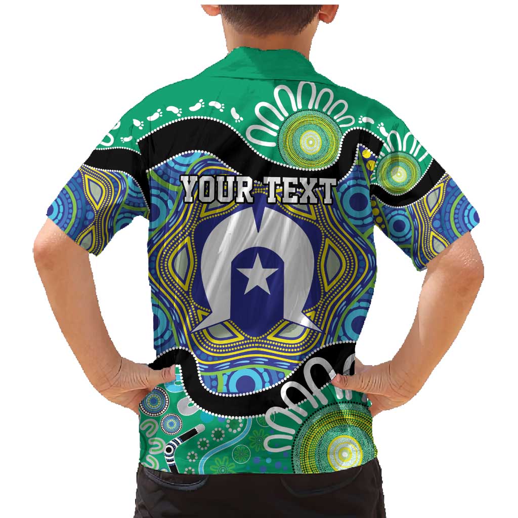 Torres Strait Islander Heal Country Personalised Family Matching Mermaid Dress and Hawaiian Shirt