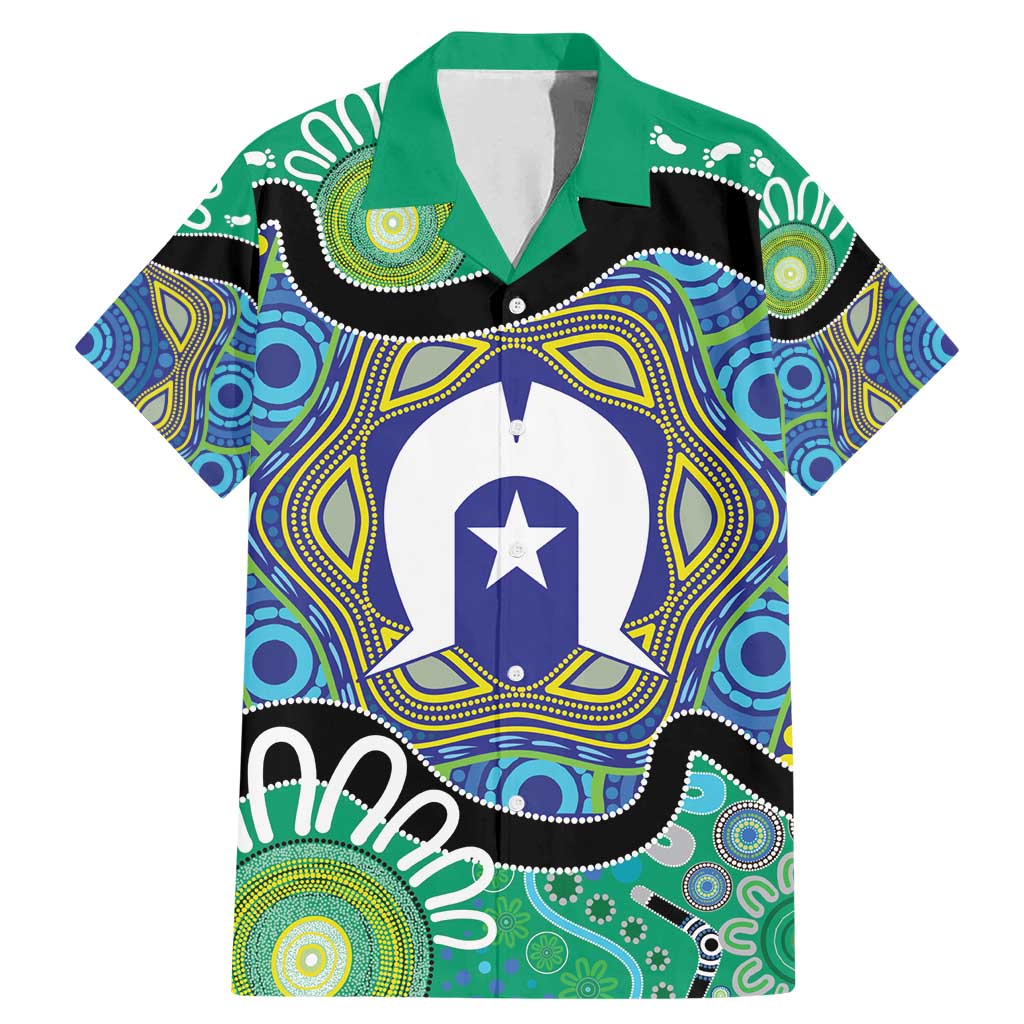 Torres Strait Islander Heal Country Personalised Family Matching Mermaid Dress and Hawaiian Shirt