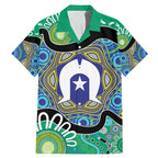 Torres Strait Islander Heal Country Personalised Family Matching Mermaid Dress and Hawaiian Shirt