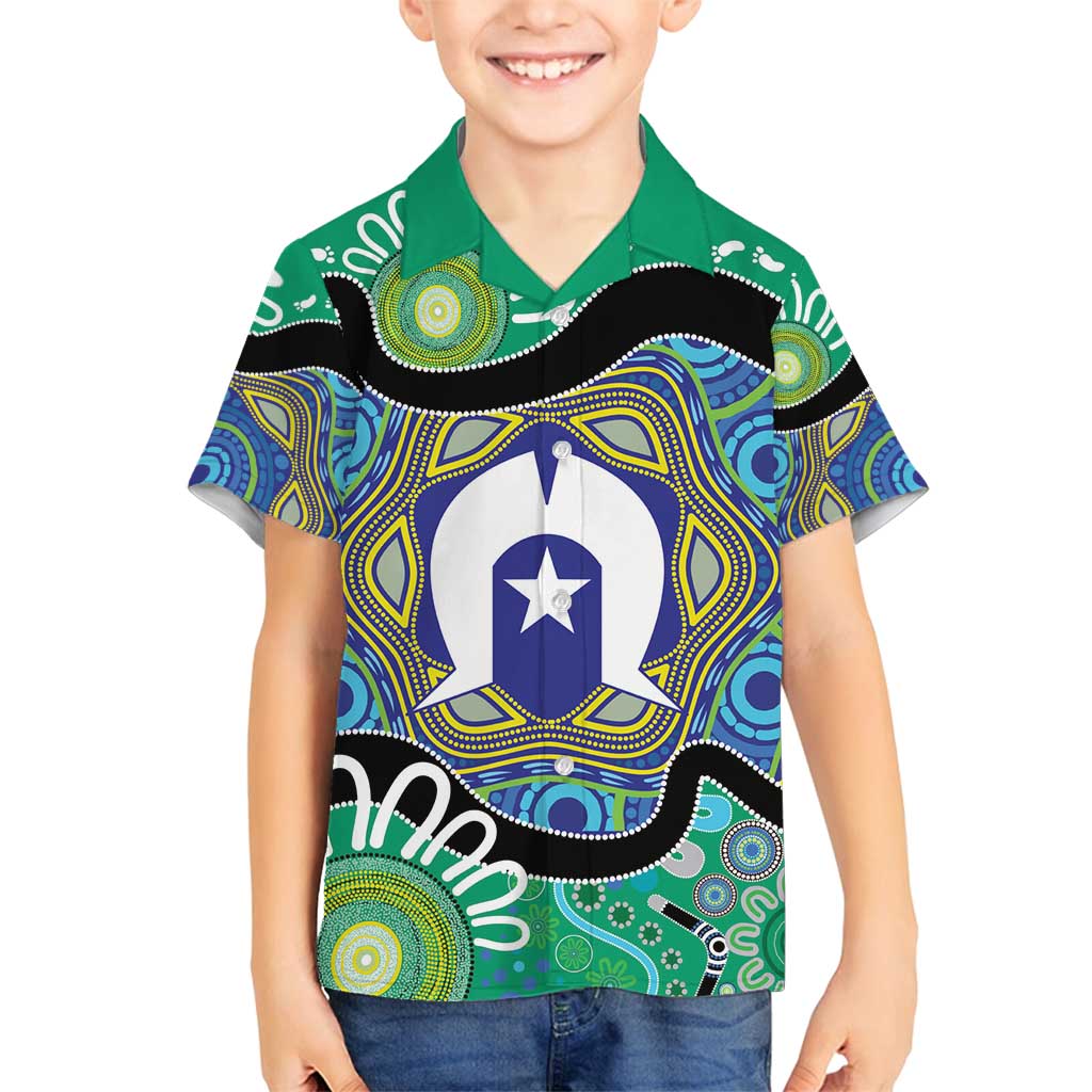 Torres Strait Islander Heal Country Personalised Family Matching Puletasi and Hawaiian Shirt