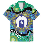 Torres Strait Islander Heal Country Personalised Family Matching Short Sleeve Bodycon Dress and Hawaiian Shirt