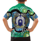 Torres Strait Islander Heal Country Personalised Family Matching Summer Maxi Dress and Hawaiian Shirt