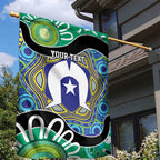 Torres Strait Islander Heal Country Personalised Garden Flag