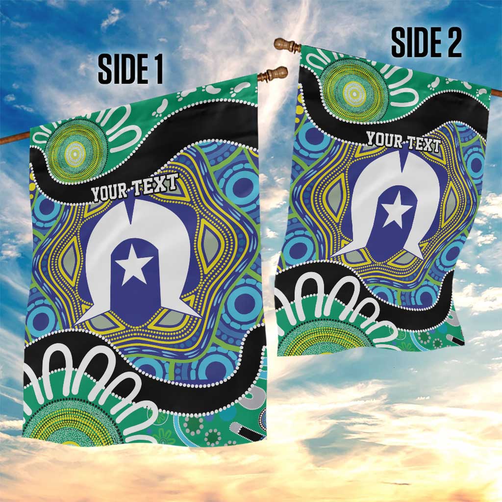 Torres Strait Islander Heal Country Personalised Garden Flag