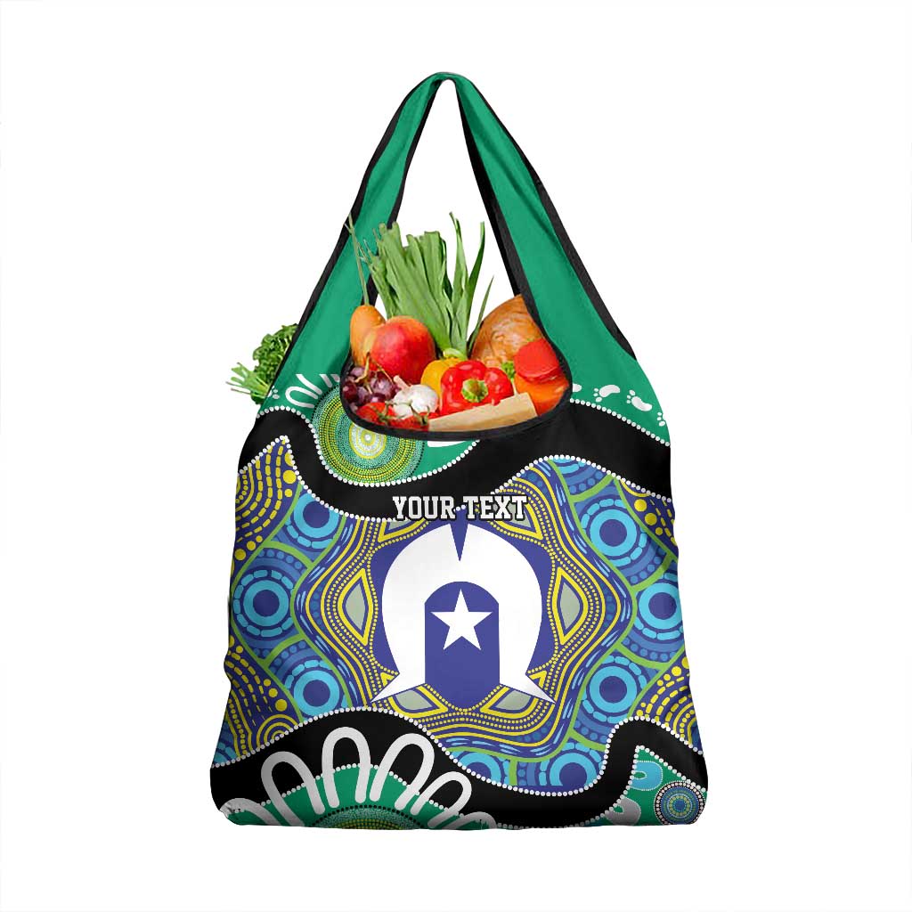 Torres Strait Islander Heal Country Personalised Grocery Bag