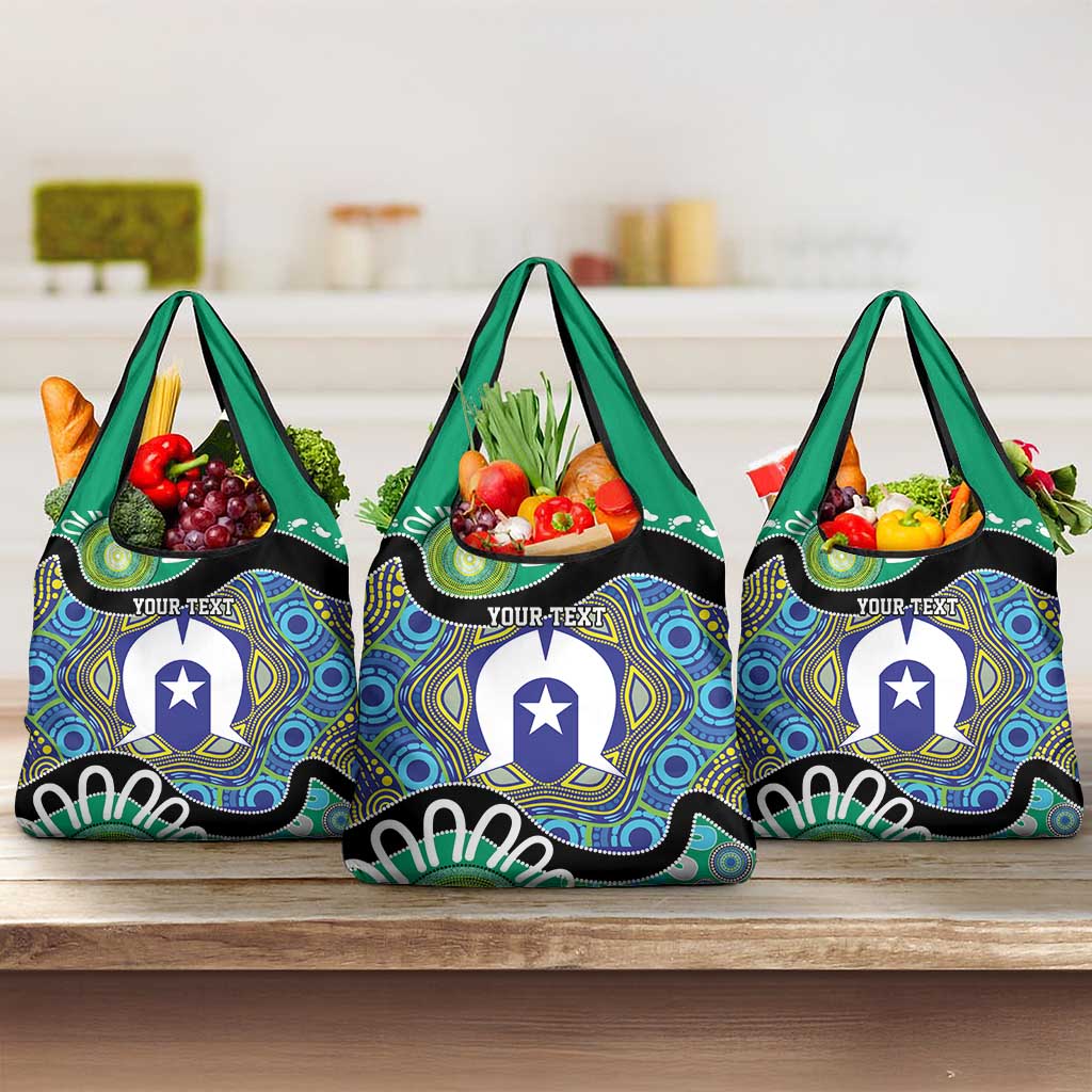 Torres Strait Islander Heal Country Personalised Grocery Bag