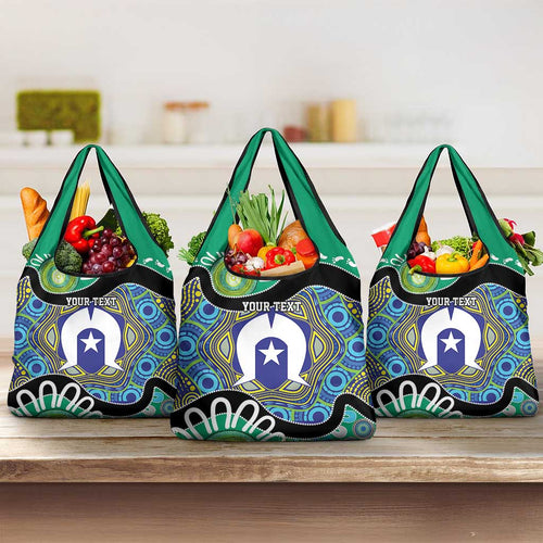Torres Strait Islander Heal Country Personalised Grocery Bag