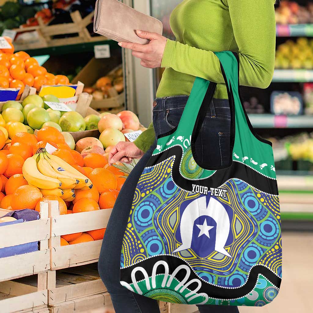 Torres Strait Islander Heal Country Personalised Grocery Bag