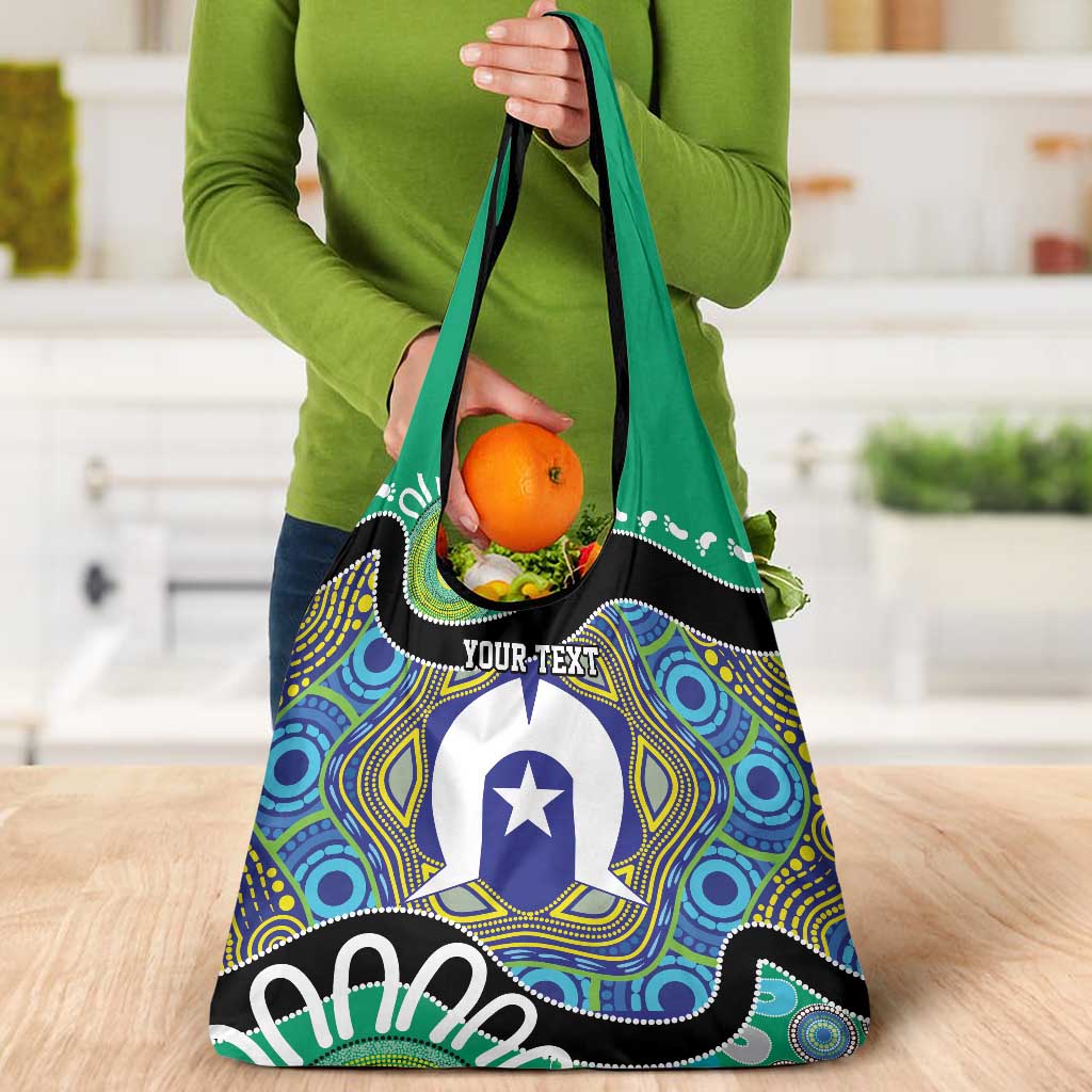 Torres Strait Islander Heal Country Personalised Grocery Bag