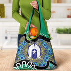 Torres Strait Islander Heal Country Personalised Grocery Bag