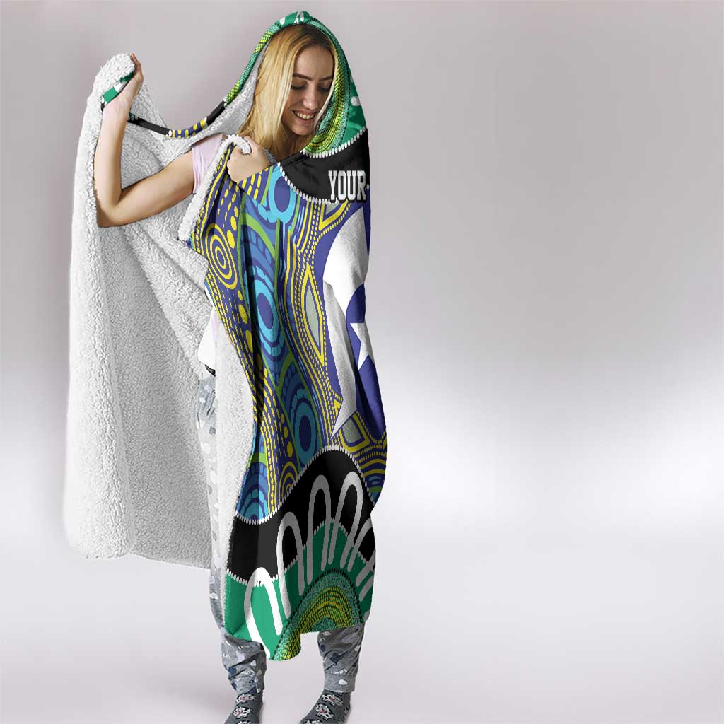 Torres Strait Islander Heal Country Personalised Hooded Blanket