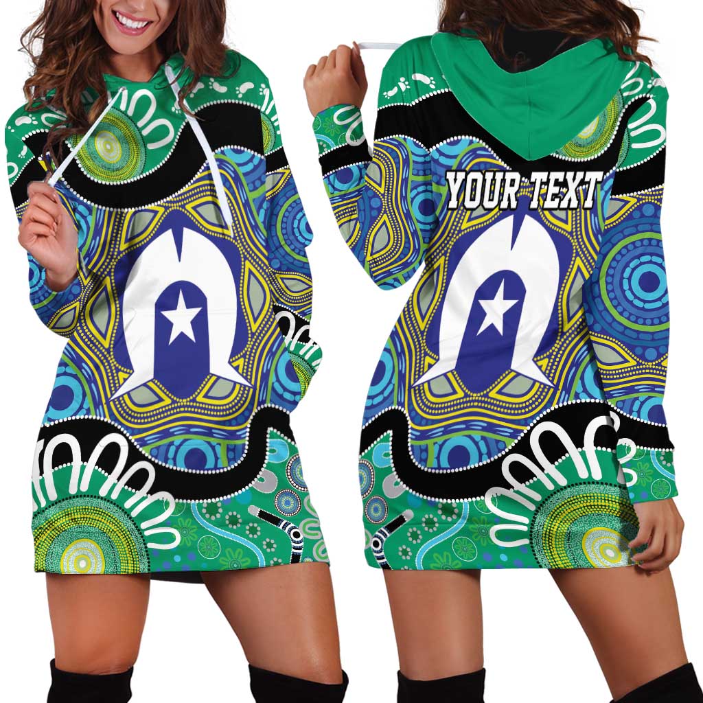 Torres Strait Islander Heal Country Personalised Hoodie Dress