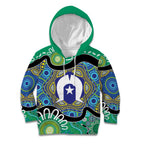 Torres Strait Islander Heal Country Personalised Kid Hoodie