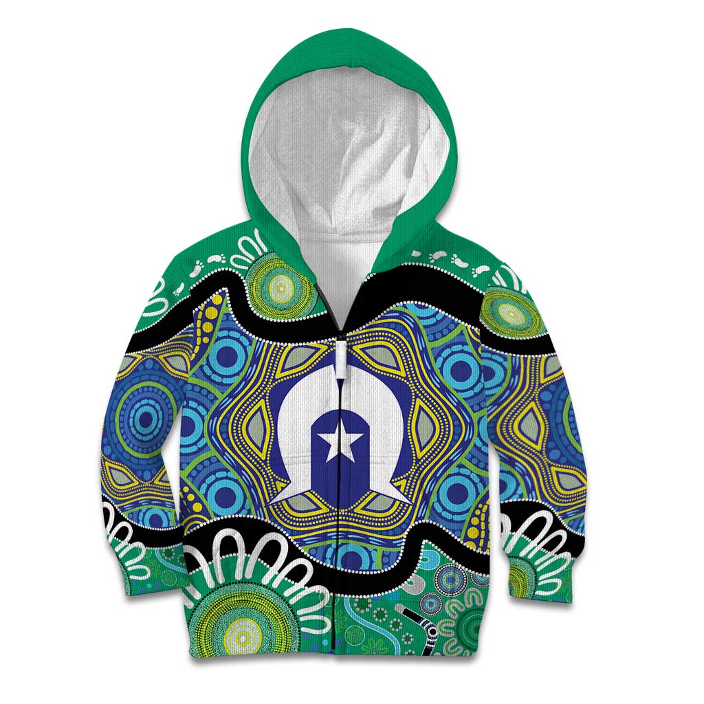 Torres Strait Islander Heal Country Personalised Kid Hoodie