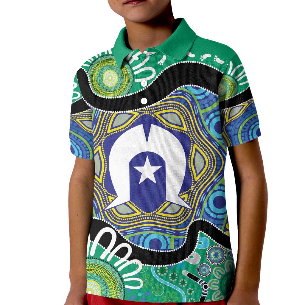 Torres Strait Islander Heal Country Personalised Kid Polo Shirt