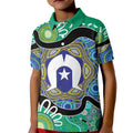 Torres Strait Islander Heal Country Personalised Kid Polo Shirt