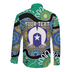 Torres Strait Islander Heal Country Personalised Long Sleeve Button Shirt