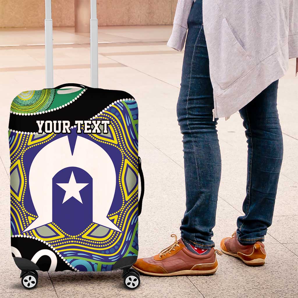 Torres Strait Islander Heal Country Personalised Luggage Cover