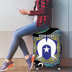 Torres Strait Islander Heal Country Personalised Luggage Cover
