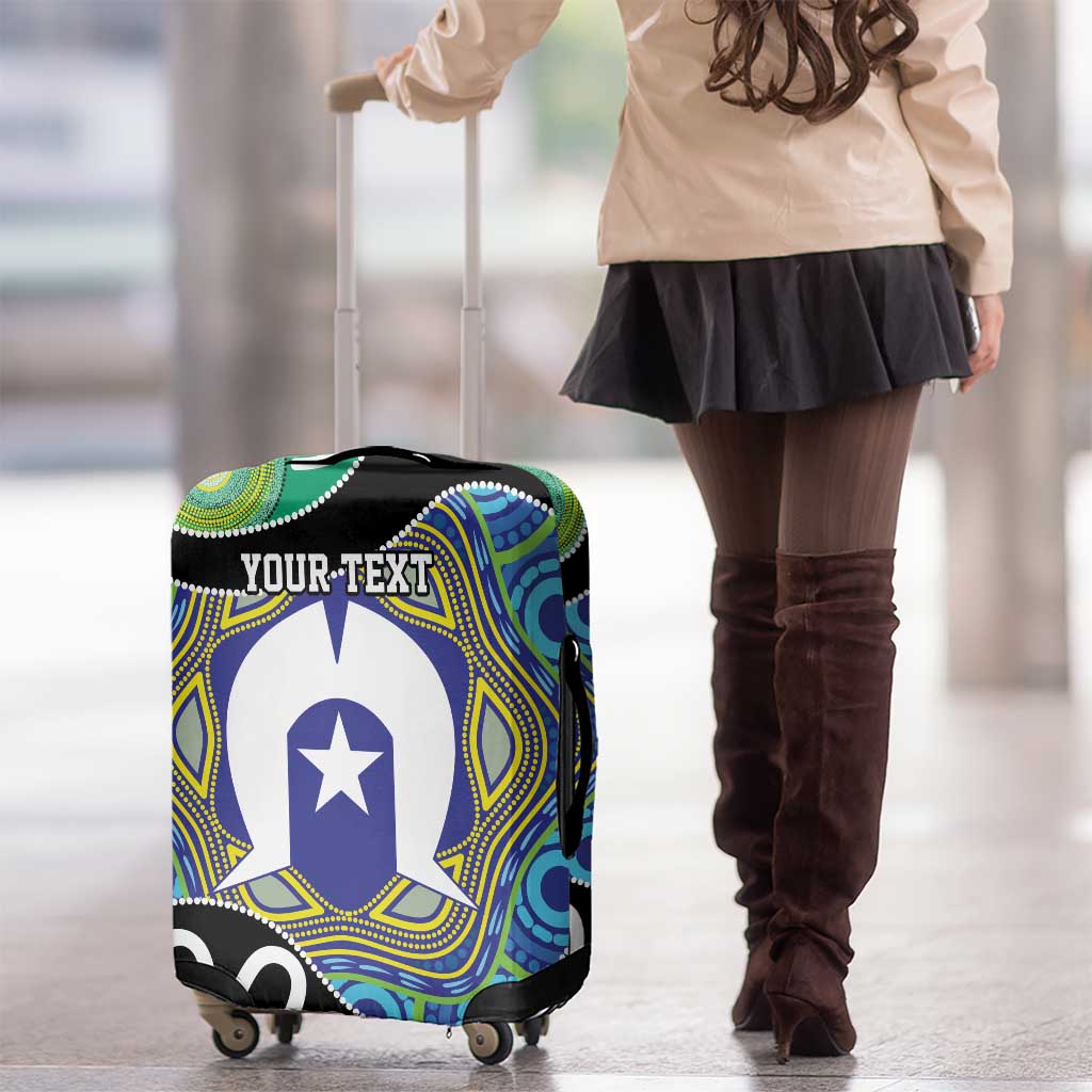 Torres Strait Islander Heal Country Personalised Luggage Cover