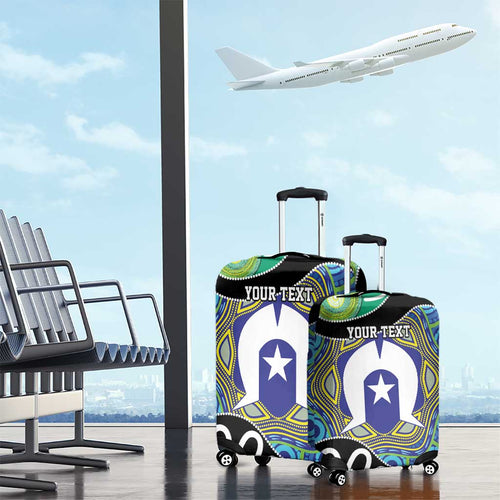Torres Strait Islander Heal Country Personalised Luggage Cover