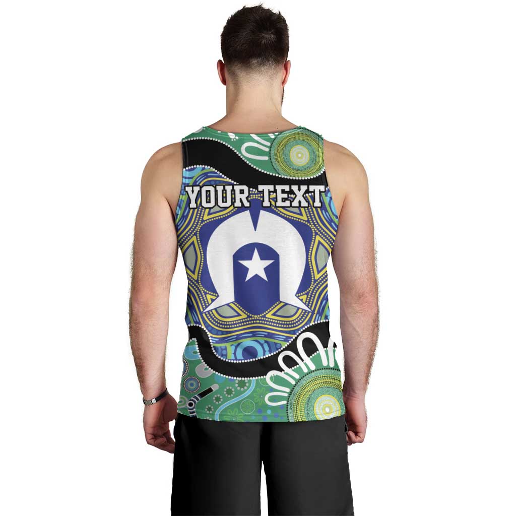 Torres Strait Islander Heal Country Personalised Men Tank Top