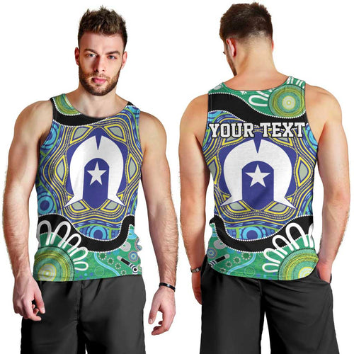 Torres Strait Islander Heal Country Personalised Men Tank Top