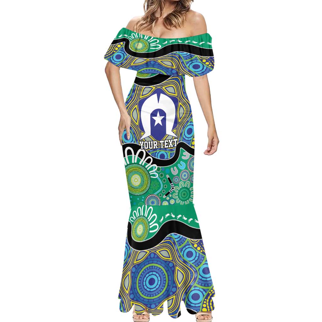 Torres Strait Islander Heal Country Personalised Mermaid Dress