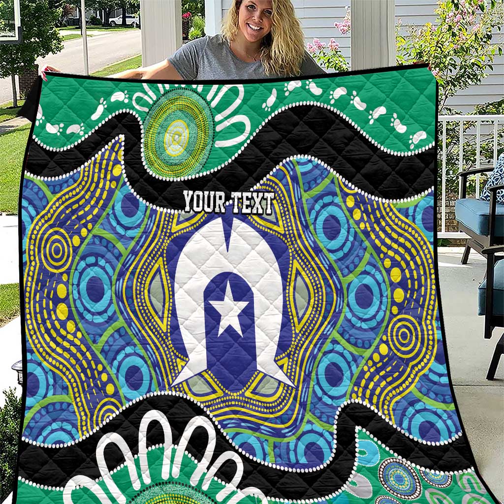 Torres Strait Islander Heal Country Personalised Quilt