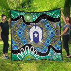 Torres Strait Islander Heal Country Personalised Quilt