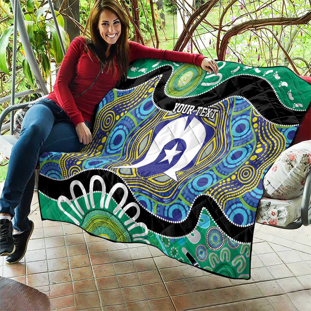 Torres Strait Islander Heal Country Personalised Quilt