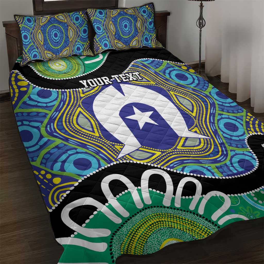 Torres Strait Islander Heal Country Personalised Quilt Bed Set