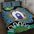 Torres Strait Islander Heal Country Personalised Quilt Bed Set