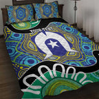 Torres Strait Islander Heal Country Personalised Quilt Bed Set
