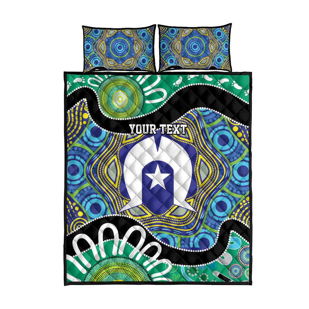 Torres Strait Islander Heal Country Personalised Quilt Bed Set