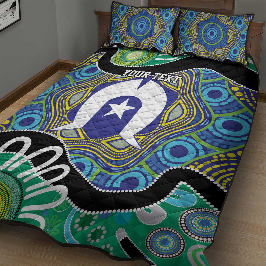 Torres Strait Islander Heal Country Personalised Quilt Bed Set