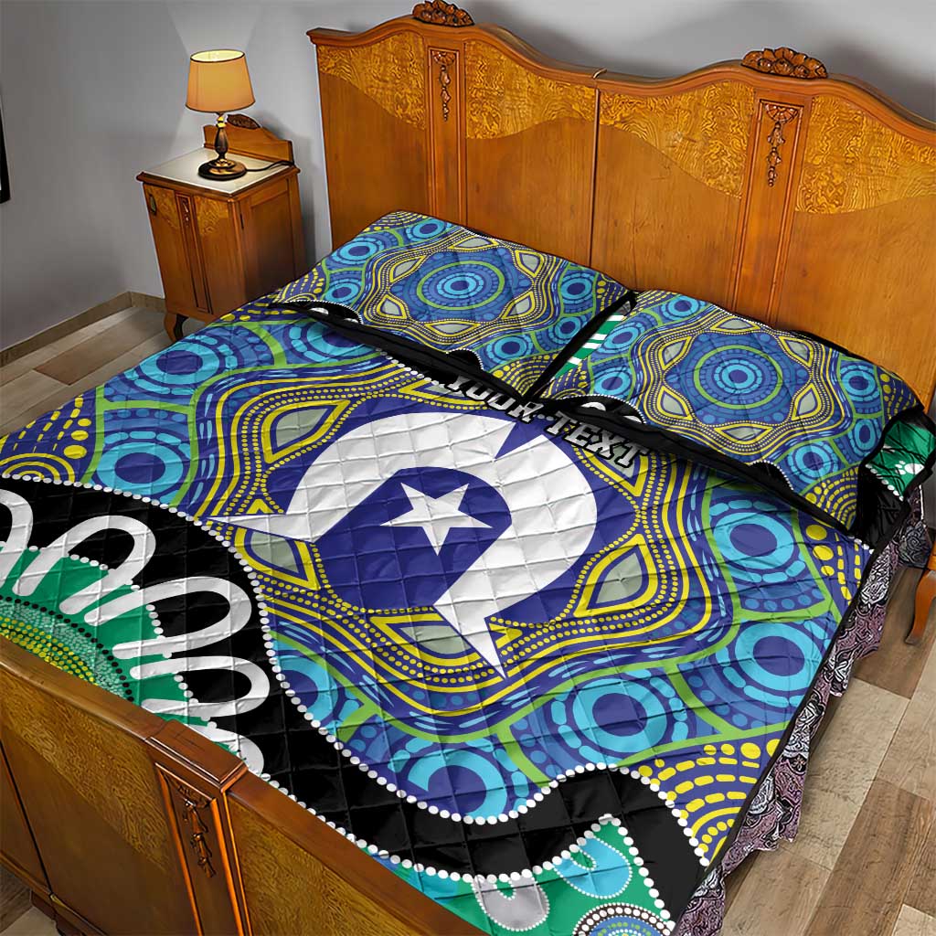 Torres Strait Islander Heal Country Personalised Quilt Bed Set