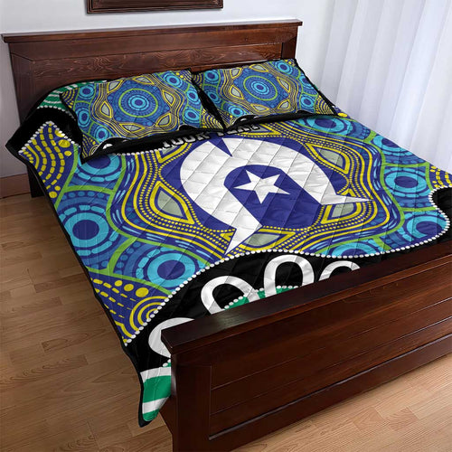 Torres Strait Islander Heal Country Personalised Quilt Bed Set