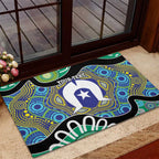 Torres Strait Islander Heal Country Personalised Rubber Doormat