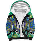 Torres Strait Islander Heal Country Personalised Sherpa Hoodie