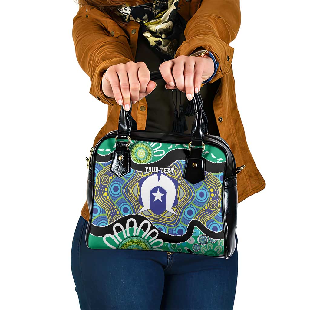 Torres Strait Islander Heal Country Personalised Shoulder Handbag
