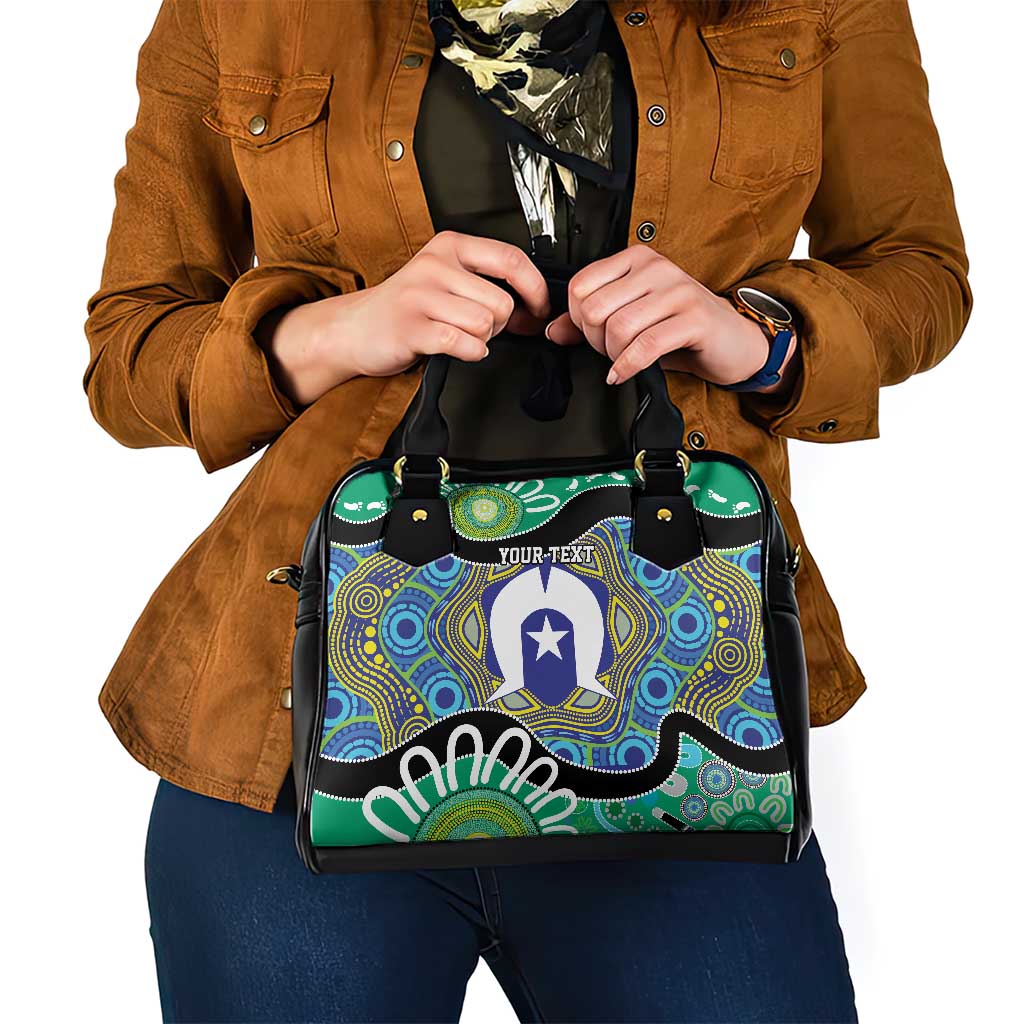 Torres Strait Islander Heal Country Personalised Shoulder Handbag