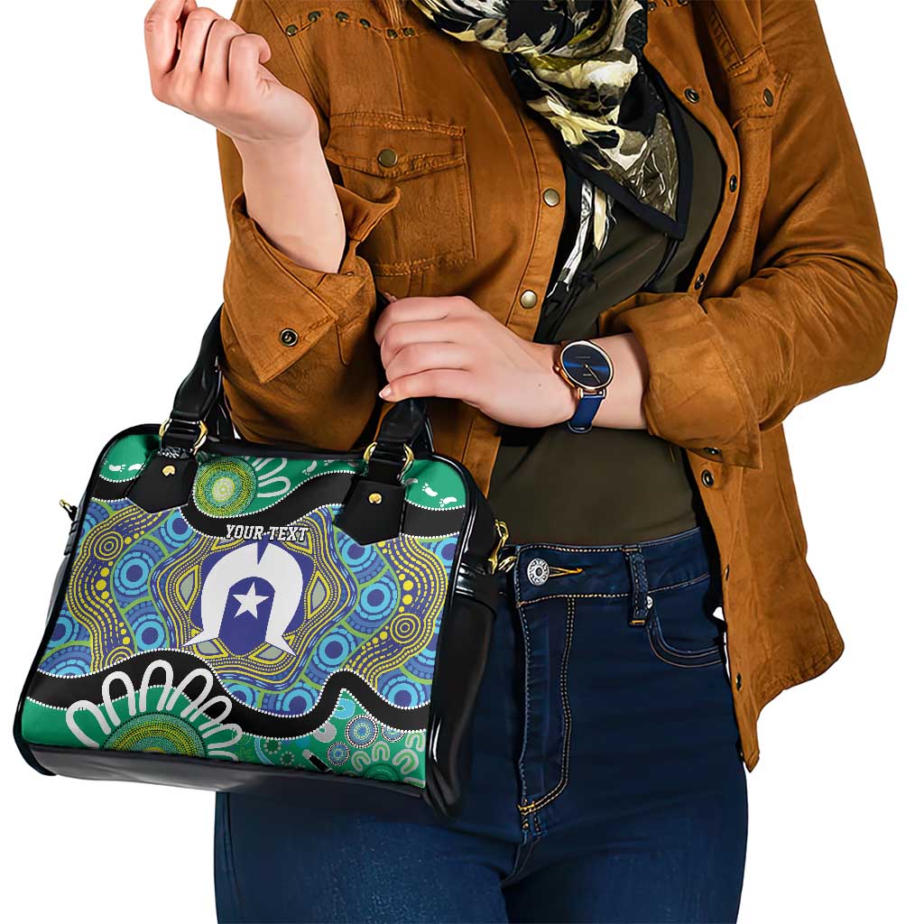 Torres Strait Islander Heal Country Personalised Shoulder Handbag