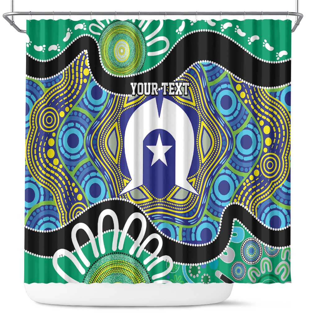 Torres Strait Islander Heal Country Personalised Shower Curtain