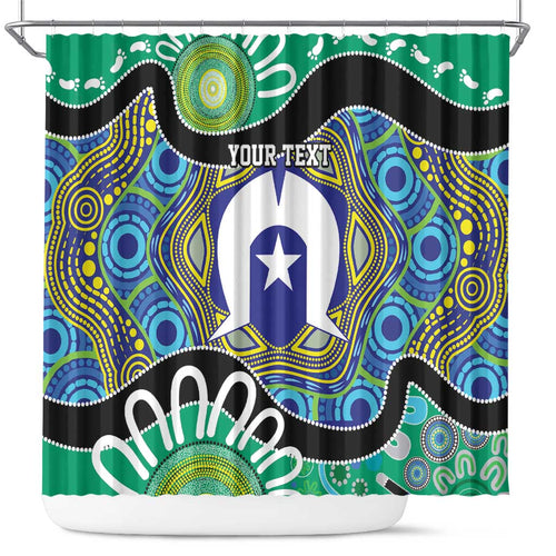 Torres Strait Islander Heal Country Personalised Shower Curtain