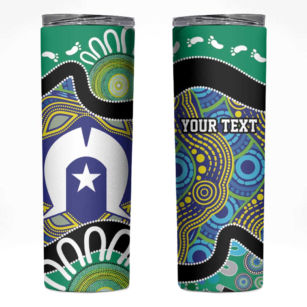 Torres Strait Islander Heal Country Personalised Skinny Tumbler