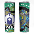 Torres Strait Islander Heal Country Personalised Skinny Tumbler