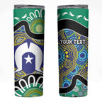 Torres Strait Islander Heal Country Personalised Skinny Tumbler